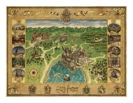 Harry Potter Hogwarts Map 1500 Piece Jigsaw Puzzle