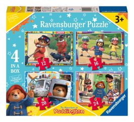 Paddington Bear 4 in a Box Jigsaw Puzzle, size reference