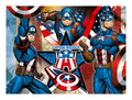 Marvel Captain America, 100pc XXL, rear view
