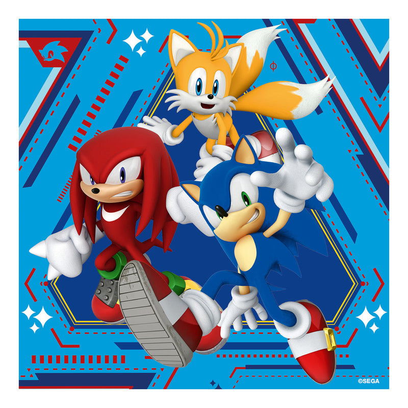 Sonic The Hedgehog 49 Piece Jigsaw Puzzle 3 Pack