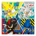 Sonic The Hedgehog 49 Piece Jigsaw Puzzle 3 Pack