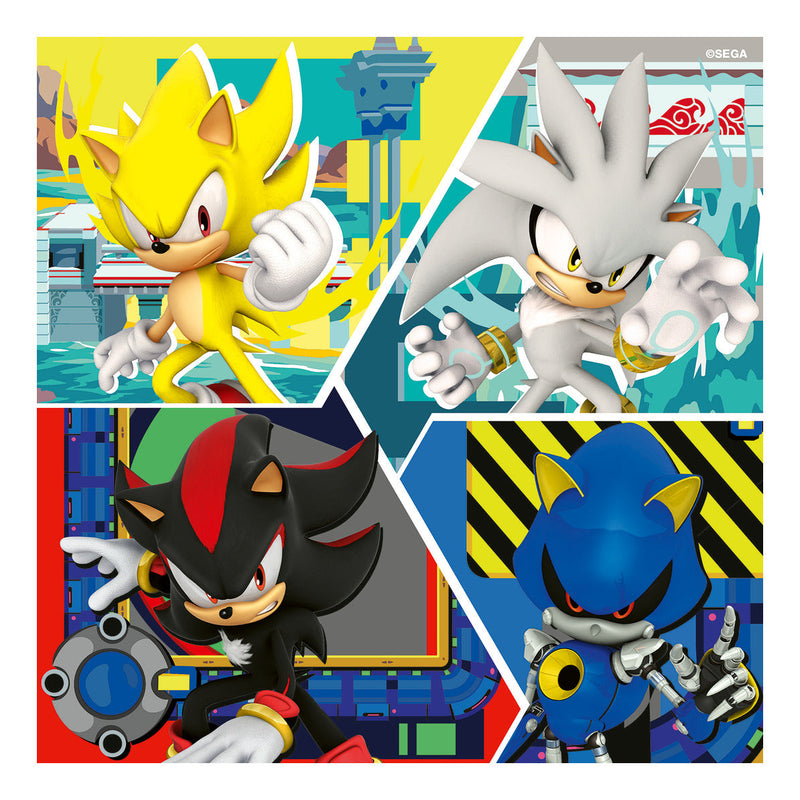 Sonic The Hedgehog 49 Piece Jigsaw Puzzle 3 Pack