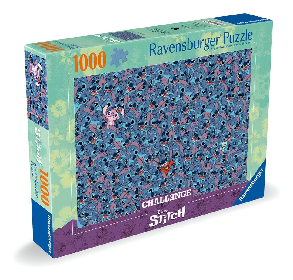 Disney Stitch Challenge 1000 Piece Jigsaw Puzzle