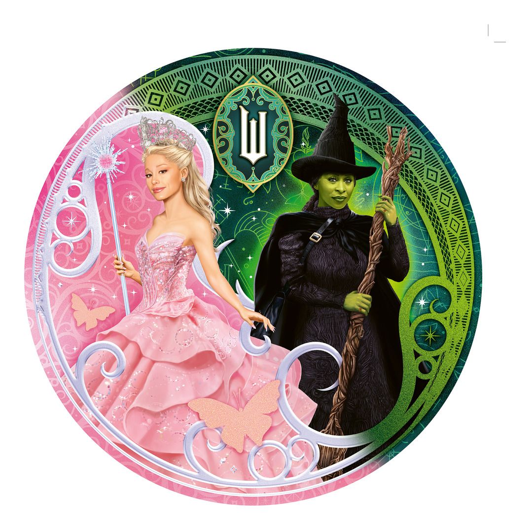 Wicked the Movie Circular 500 Piece Jigsaw Puzzle