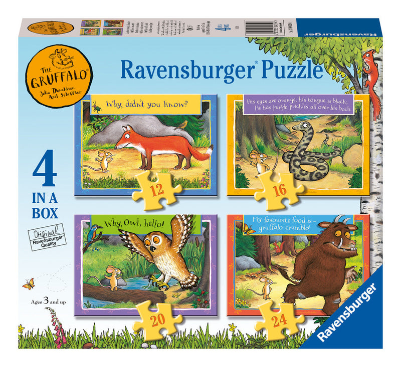 The Gruffalo 4 in a Box Jigsaw Puzzle collectible from Abgee