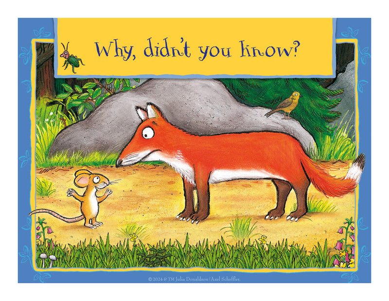 The Gruffalo 4 in a Box Jigsaw Puzzle, alternate view