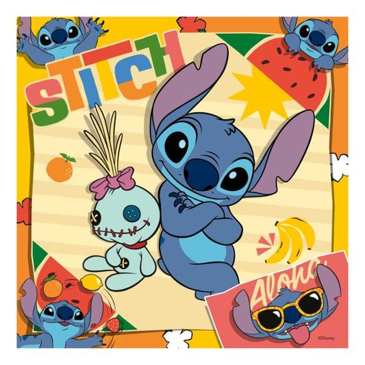 Disney Stitch Puzzle 49 Piece 3 Pack
