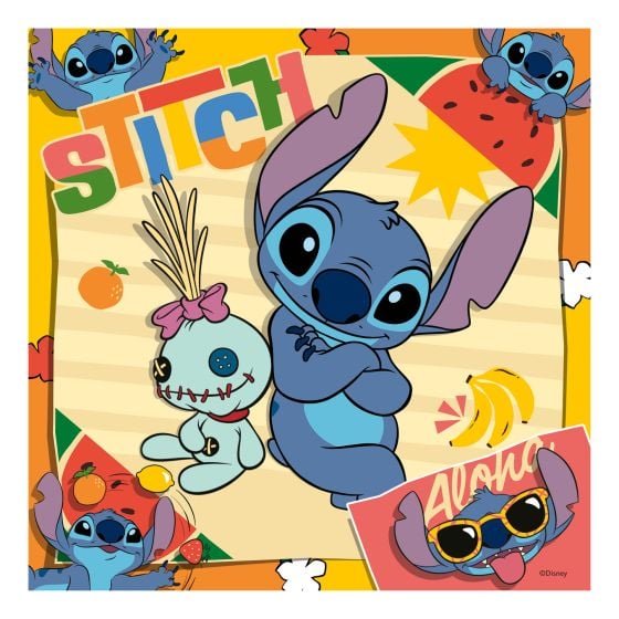 Disney Stitch Puzzle 49 Piece 3 Pack