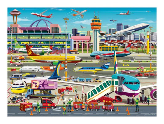 Ravensburger Airport Central XXL Puzzle 150 Piece, alternate view