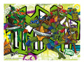 TMNT Mutant Mayhem, 200pc XXL, close-up detail