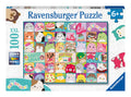Squishmallows XXL 100 Piece Jigsaw Puzzle, rear view