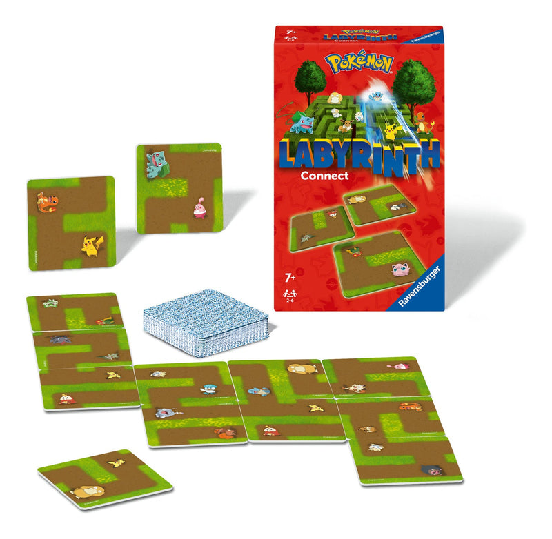 Pokemon Labyrinth Connect Card Game, close-up detail