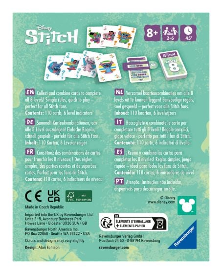 Level 8 Stitch Card Game