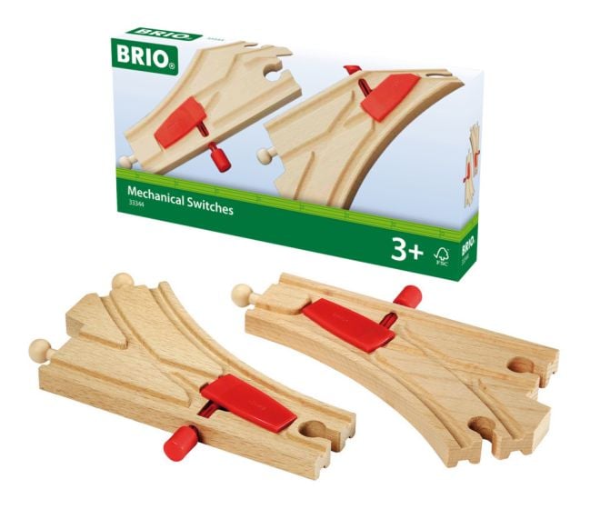 Brio World Railway Track Mechanical Switches