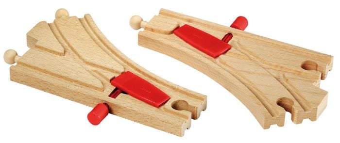 Brio World Railway Track Mechanical Switches