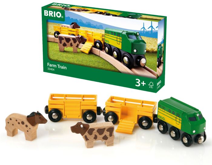 Brio World Farm Train Set for Kids