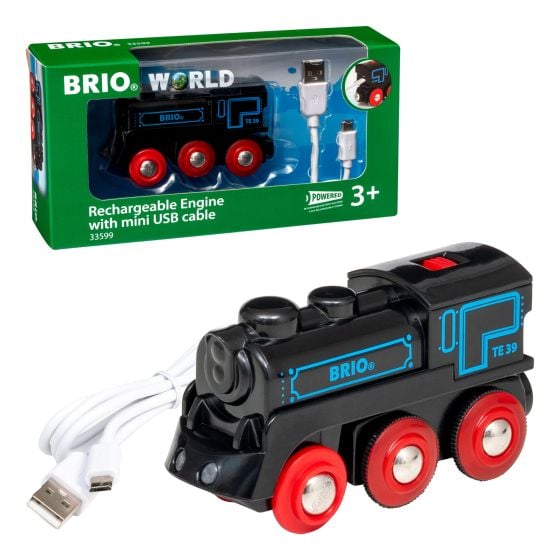 Brio Rechargeable Engine with Mini USB Cable Train