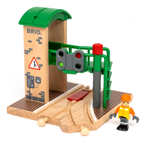 Brio World Signal Station Set for Track Play
