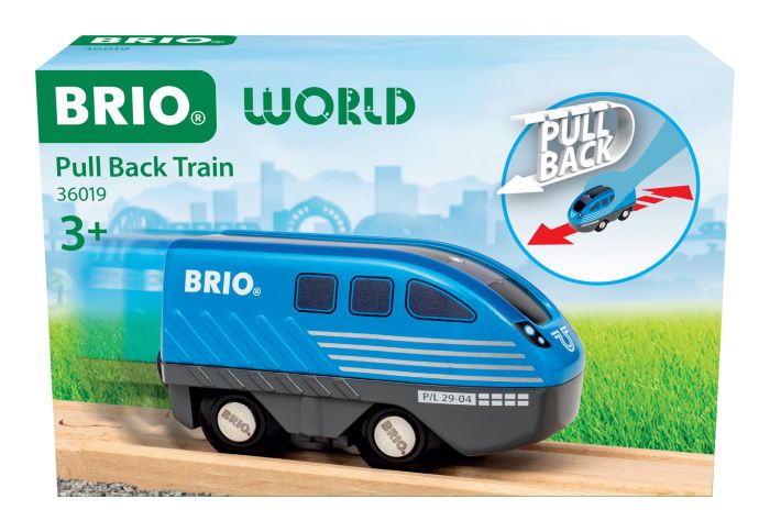 Brio Pull Back Train Playset