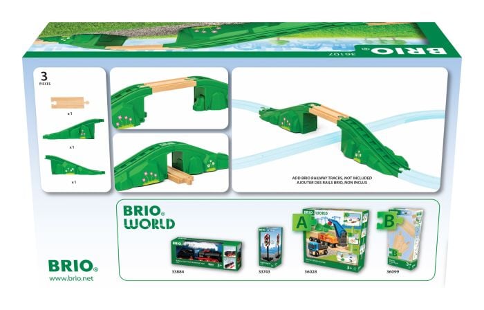 Brio Arch Bridge, size reference