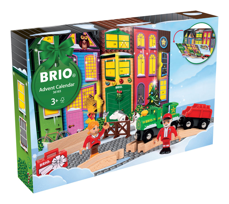 BRIO World Christmas Advent Calendar 2026 side angle