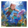 Minecraft Biomes 3x 49 Piece Jigsaw Puzzle, size reference