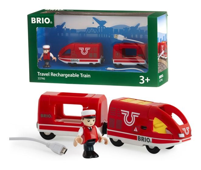 Brio Travel Rechargeable Train Set for Kids