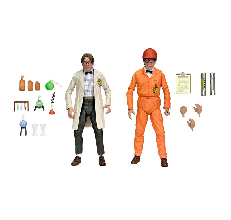 TMNT Secret Of The Ooze Movie Lab Coat Professor Perry And Hazmat Suit Professor Perry 7" Scale Action Figure 2-Pack Teenage Mutant Ninja Turtles