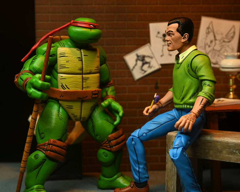 Teenage Mutant Ninja Turtles Mirage Comics Kirby 7" Scale Action Figure side angle