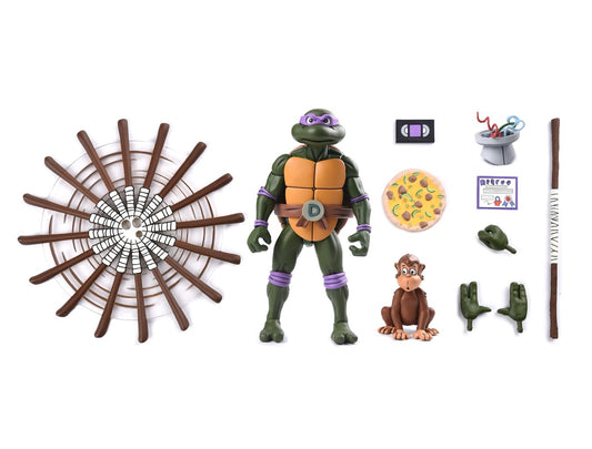 TMNT Cartoon Donatello (VHS) Ultimate 7" Scale Action Figure Teenage Mutant Ninja Turtles