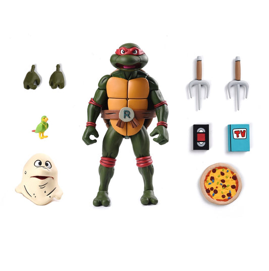 TMNT Cartoon Raphael (VHS) Ultimate 7" Scale Action Figure Teenage Mutant Ninja Turtles