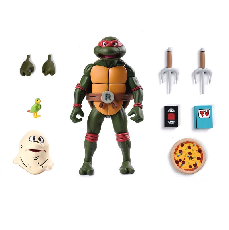 TMNT Cartoon Raphael (VHS) Ultimate 7" Scale Action Figure Teenage Mutant Ninja Turtles