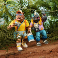 Teenage Mutant Ninja Turtles Cartoon Vacation Bebop & Rocksteady 7" Scale 2-Pack front view