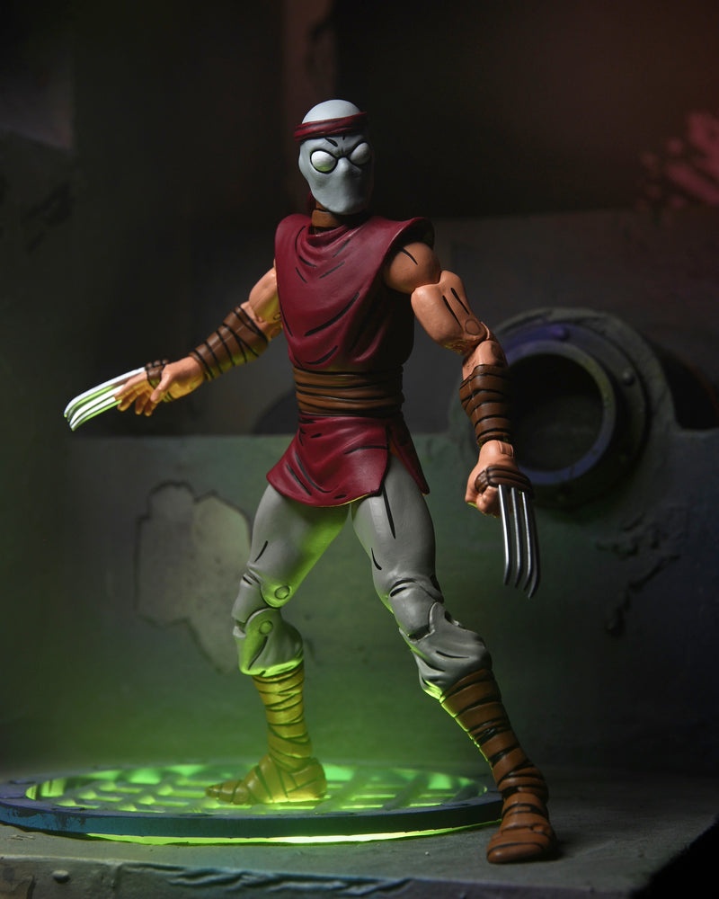 Teenage Mutant Ninja Turtles Mirage Comics Foot Ninja Classic Colours 7" Scale Figure side angle