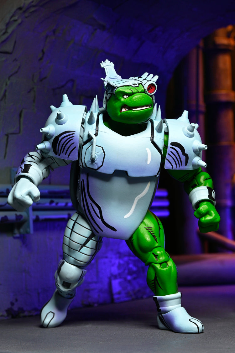TMNT Comic: Cyborg Donatello Teenage Mutant Ninja Turtles Mirage Comics 7 Scale Action Figure (pre-Order May, size reference