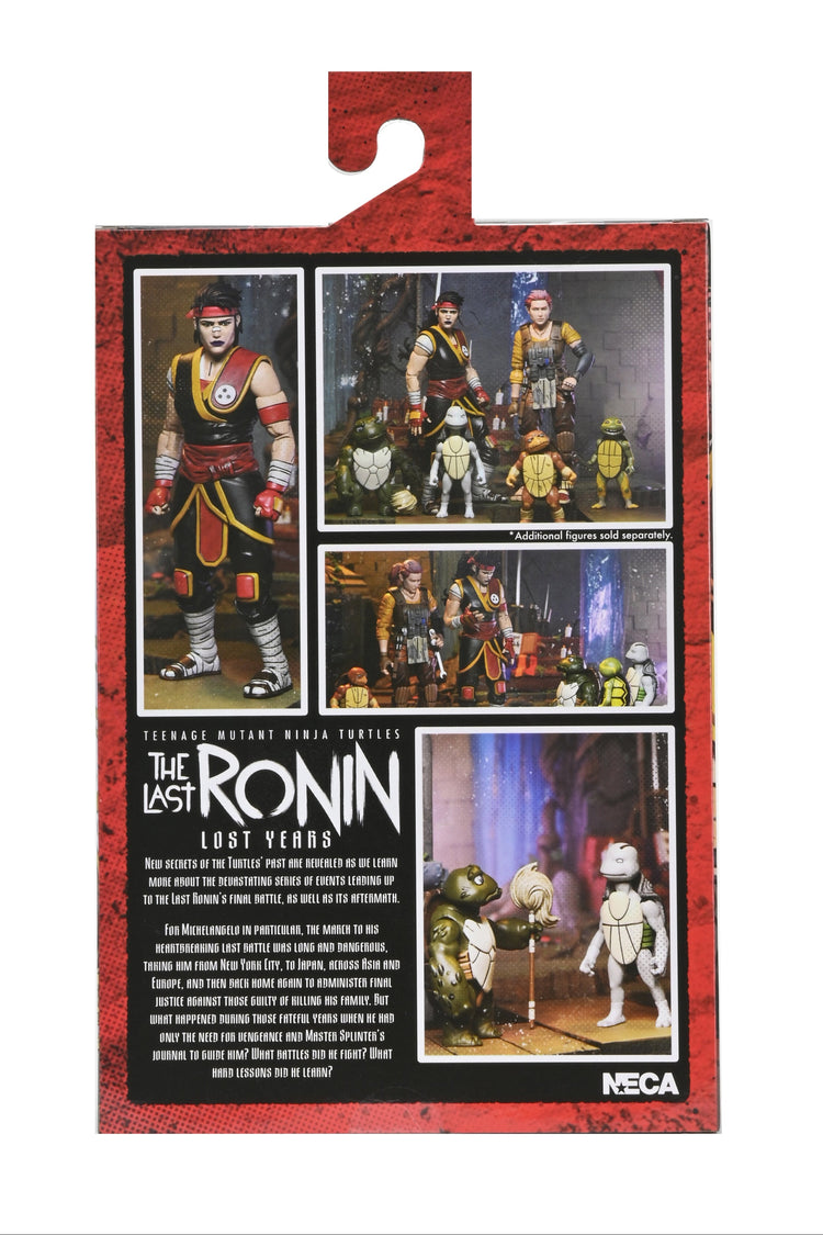 TMNT: Comic Book Series The Last Ronin The Lost Years Casey Marie with Baby Odyn and Uno 7 Scale Action Figure (P, in display