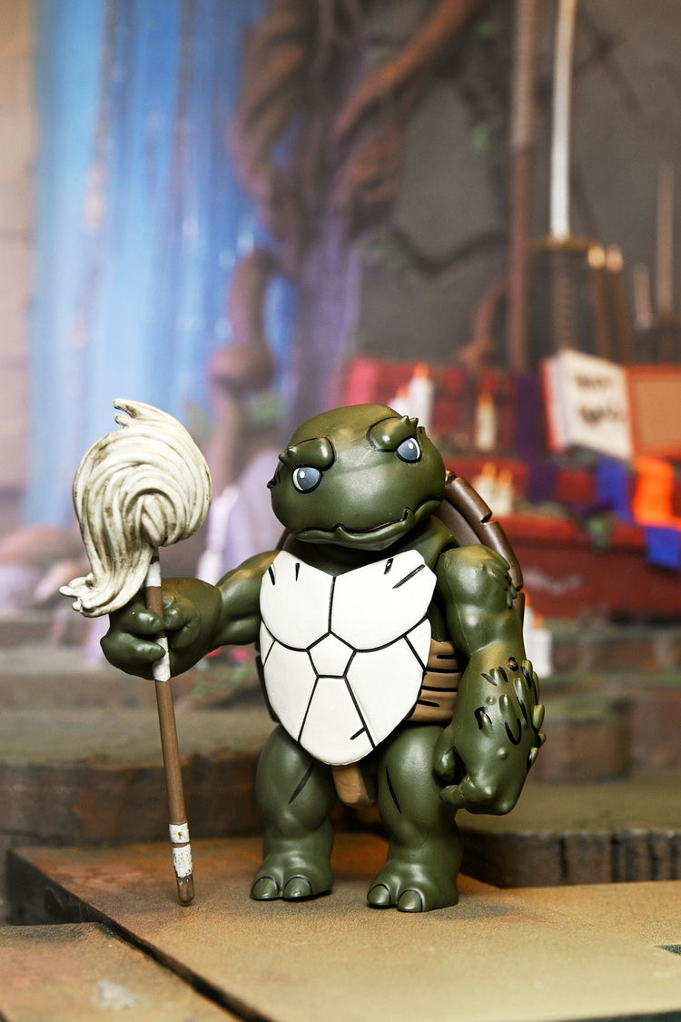 TMNT: Comic Book Series The Last Ronin The Lost Years Casey Marie with Baby Odyn and Uno 7 Scale Action Figure (P, side angle