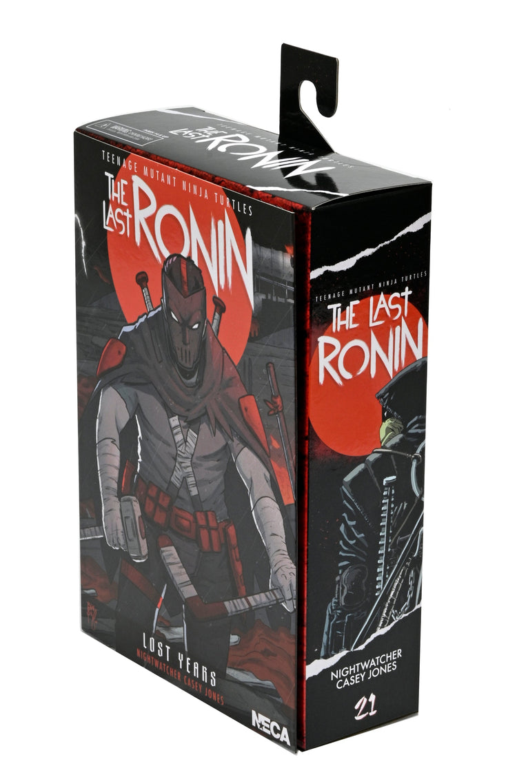 TMNT Comic The Last Ronin (The Lost Years): Casey (Nightwatcher) Teenage Mutant Ninja Turtles 7 Scale Action FIgur, rear view