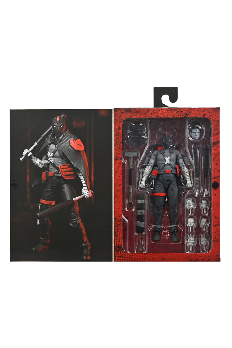TMNT Comic The Last Ronin (The Lost Years): Casey (Nightwatcher) Teenage Mutant Ninja Turtles 7 Scale Action, showing reverse