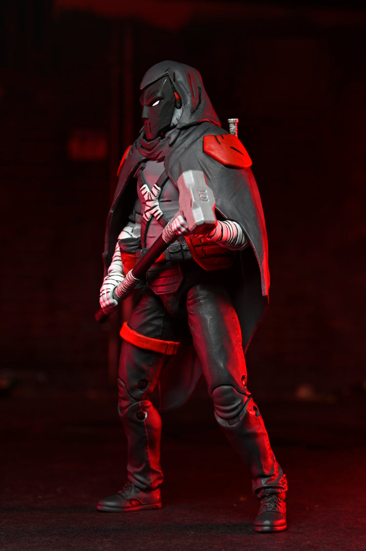 TMNT Comic The Last Ronin (The Lost Years): Casey (Nightwatcher) Teenage Mutant Ninja Turtles 7 Scale Action FIgu, in display