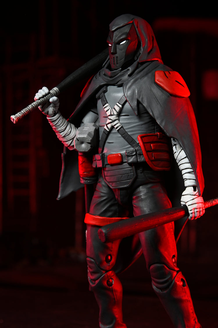 TMNT Comic The Last Ronin (The Lost Years): Casey (Nightwatcher) Teenage Mutant Ninja Turtles 7 Scale Action FIgur, rear view