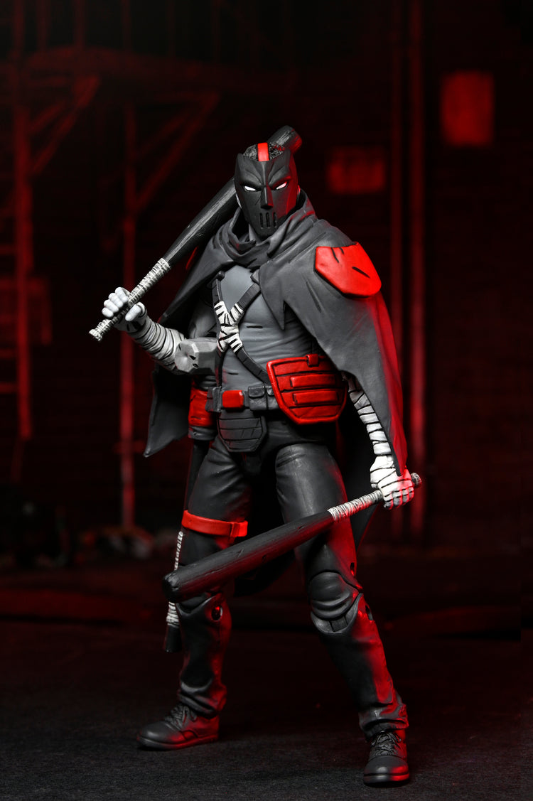 TMNT Comic The Last Ronin (The Lost Years): Casey (Nightwatcher) Teenage Mutant Ninja Turtles 7 Scale Action FIgu, side angle