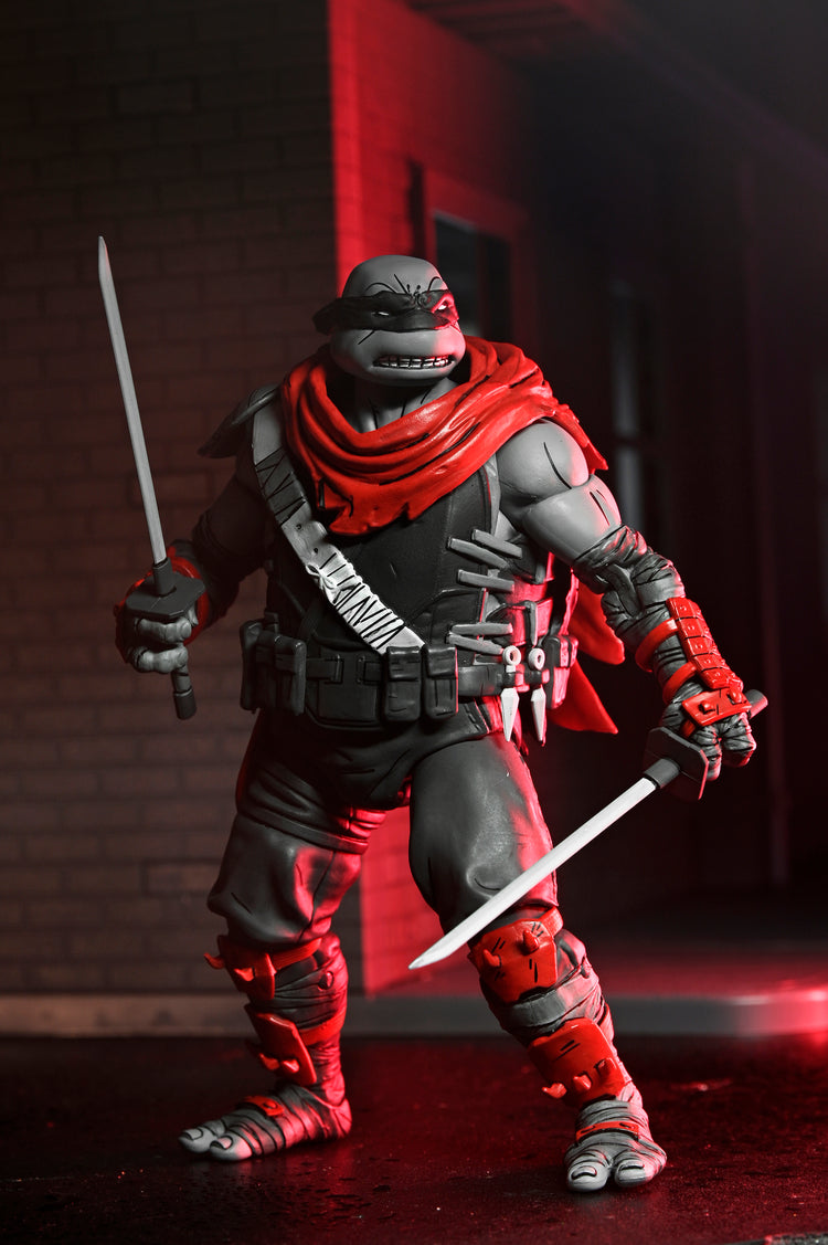 TMNT Comic The Last Ronin (The Lost Years): Leonardo (Nightwatcher) Teenage Mutant Ninja Turtles 7 Scale Act, close-up detail
