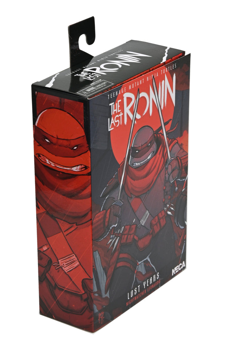 TMNT Comic The Last Ronin (The Lost Years): Leonardo (Nightwatcher) Teenage Mutant Ninja Turtles 7 Scale Action F, side angle