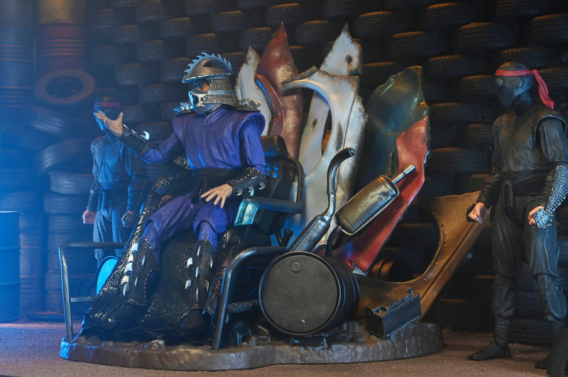 NECA TMNT Secret of the Ooze Shredders Throne Diorama, rear view