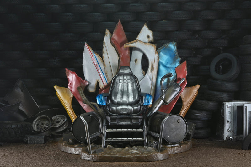 NECA TMNT Secret of the Ooze Shredders Throne Diorama, packaging shot