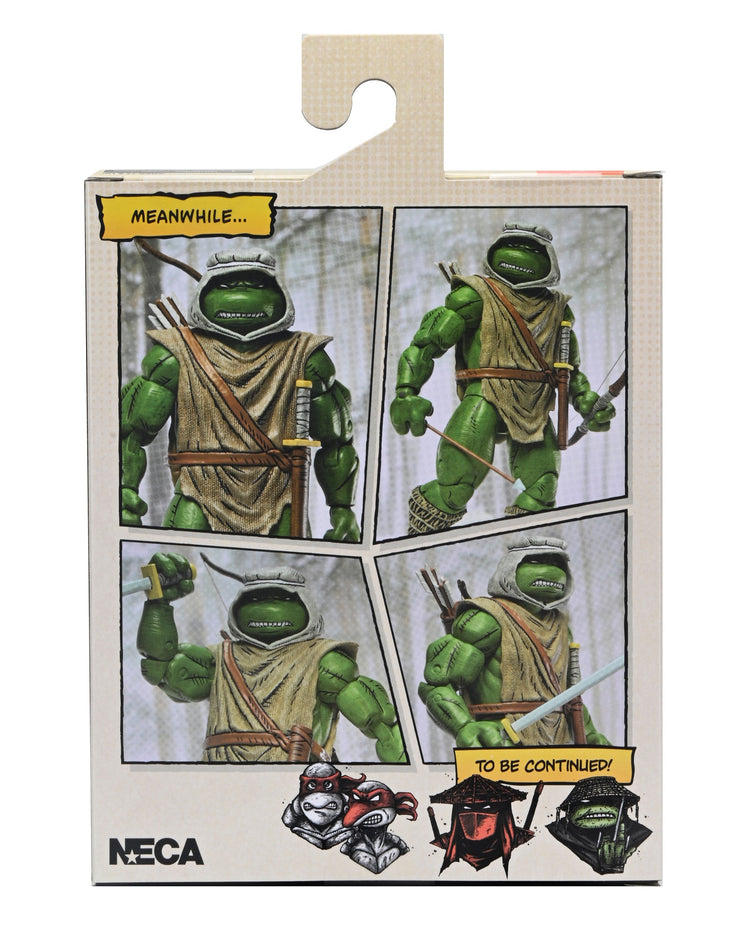 TMNT (Mirage Comics): Hunter Leonardo Teenage Mutant Ninja Turtles 7 Scale Action Figure (Pre-Order Septembe, showing reverse