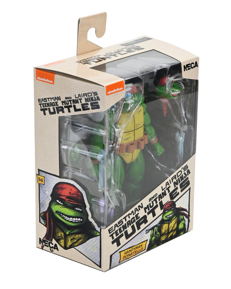 TMNT (Mirage Comics): Handyman Donatello 7 Teenage Mutant Ninja Turtles Scale Action Figure (Pre-Order Septe, showing reverse