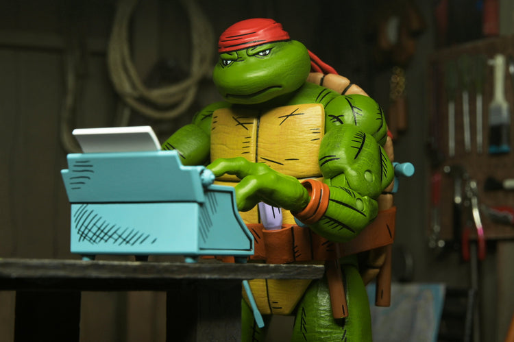 TMNT (Mirage Comics): Handyman Donatello 7 Teenage Mutant Ninja Turtles Scale Action Figure (Pre-Order Septem, size reference