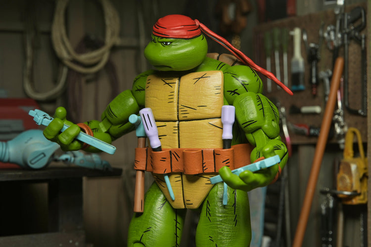 TMNT (Mirage Comics): Handyman Donatello 7 Teenage Mutant Ninja Turtles Scale Action Figure (Pre-Order September, in display